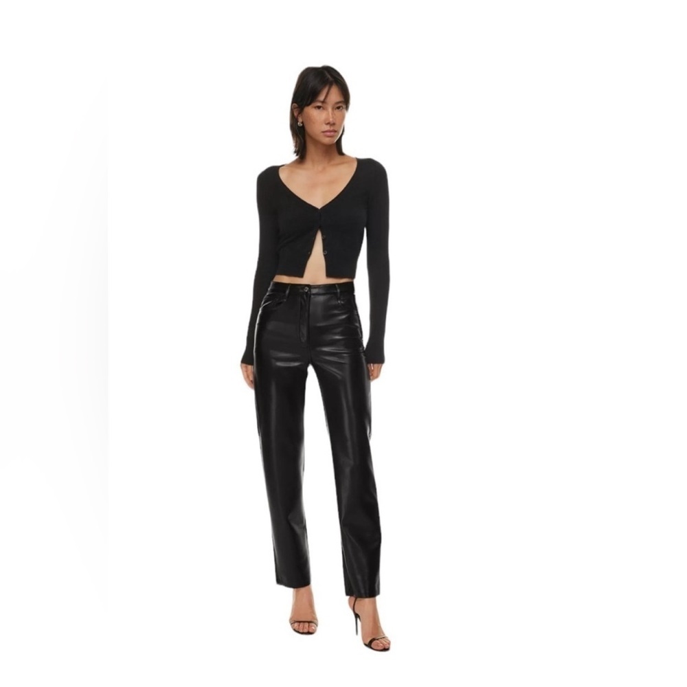 Aritzia Black Straight Leg Pants